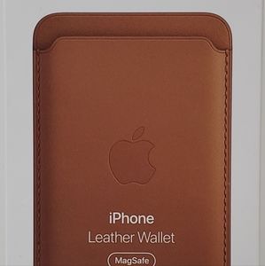 Apple MagSafe Leather Wallet Saddle Brown